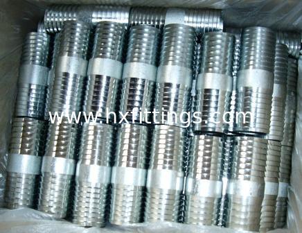 1/2-8 galvanized hose nipples