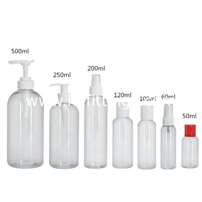 Pustka butelka z plastikowym szamponem PET o pojemności 250 ml z pompą dostawca