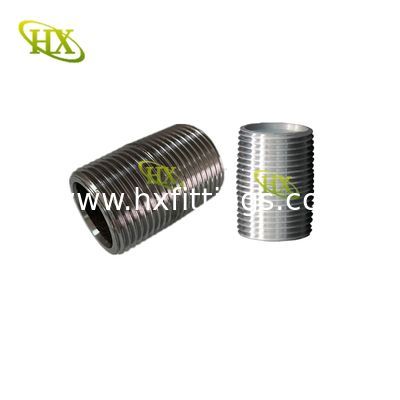 Nypel stalowy bez szwu ocynkowany 1/2-8 z gwintem NPT