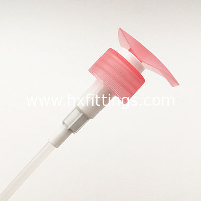 Pink Plastic Clip Lotion Pump 20/410